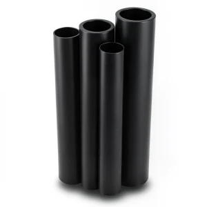 مواسير HDPE PE 80 ضغط 6 بار قطر خارجي 355 مم سمك 16.2 مم لون أسود