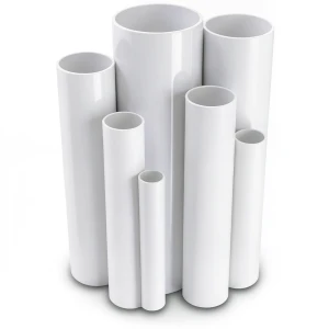 مواسير UPVC ضغط اسمي 2.5 بار قطر خارجي 110 مم سمك 1.8 مم لون أبيض