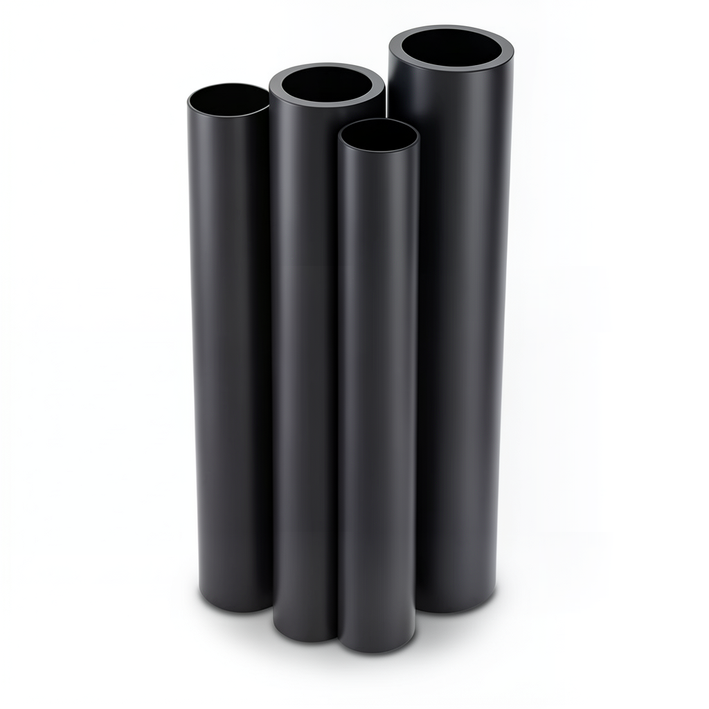 مواسير HDPE الراجحي PE 80 ضغط 6 بار قطر خارجي 400 مم سمك 18.2 مم لون أسود