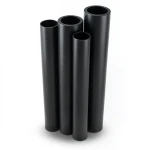 مواسير HDPE PE 80 ضغط 6 بار قطر خارجي 450 مم سمك 20.5 مم لون أسود