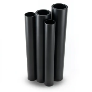 مواسير HDPE PE 80 ضغط 6 بار قطر خارجي 450 مم سمك 20.5 مم لون أسود