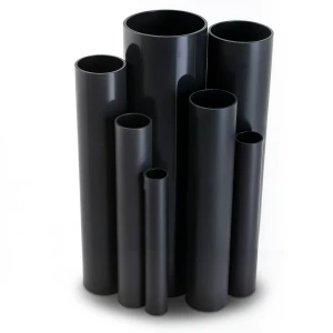 مواسير UPVC ضغط 2.5 بار قطر خارجي 110 مم سمك 1.8 مم لون اسود