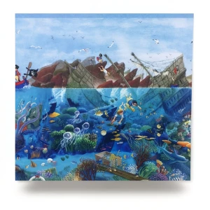 Youth and Children Wallpaper 10m x 0.53m Blue, Model 290004
