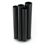 مواسير HDPE PE 80 ضغط 6 بار قطر خارجي 225 مم سمك 10.3 مم لون أسود