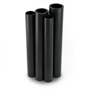 مواسير HDPE PE 80 ضغط 6 بار قطر خارجي 225 مم سمك 10.3 مم لون أسود