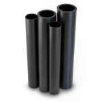 مواسير HDPE PE 80 ضغط 6 بار قطر خارجي 710 مم سمك 32.3 مم لون أسود
