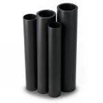 مواسير HDPE PE 80 ضغط 6 بار قطر خارجي 250 مم سمك 11.4 مم لون أسود