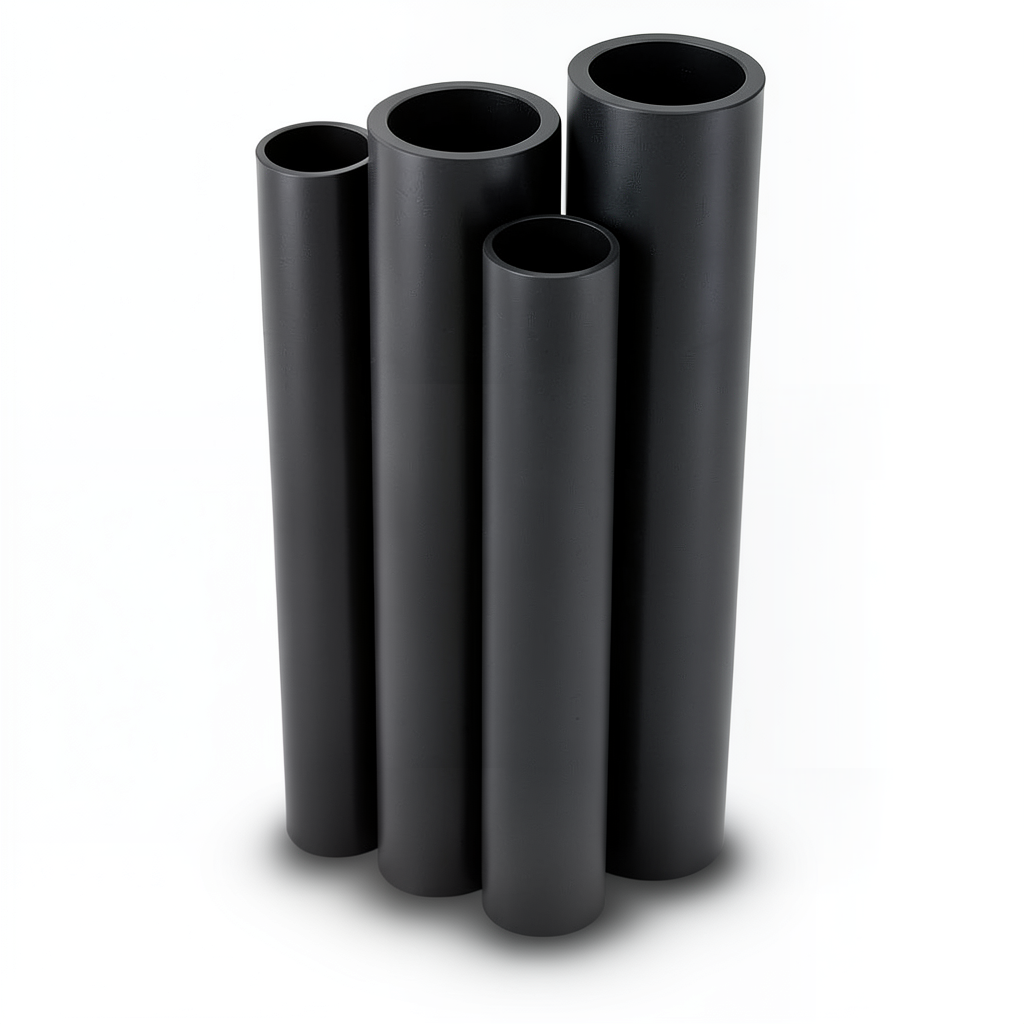 مواسير HDPE PE 80 ضغط 6 بار قطر 800 مم سمك 36.4 مم لون أسود