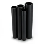 مواسير HDPE PE 80 ضغط 6 بار قطر خارجي 280 مم سمك 12.8 مم لون أسود