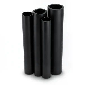 مواسير HDPE PE 80 ضغط 6 بار قطر خارجي 280 مم سمك 12.8 مم لون أسود