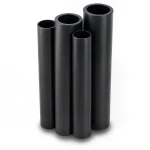 مواسير HDPE PE 80 ضغط 6 بار قطر خارجي 1000 مم سمك 45.5 مم لون أسود