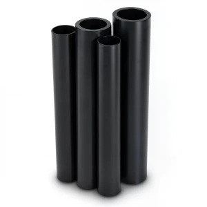 مواسير HDPE PE 80 ضغط 6 بار قطر خارجي 315 مم سمك 14.4 مم لون أسود