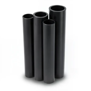 مواسير HDPE PE 80 ضغط 6 بار قطر 1200 مم سمك 54.6 مم لون أسود