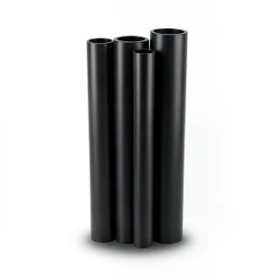 مواسير HDPE PE 80 ضغط 6 بار قطر خارجي 355 مم سمك 16.2 مم لون أسود