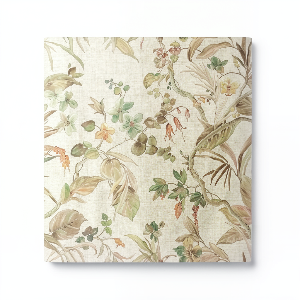 Wooded Wallpaper Beige Color Length 10m Width 1.06m Model Z21837
