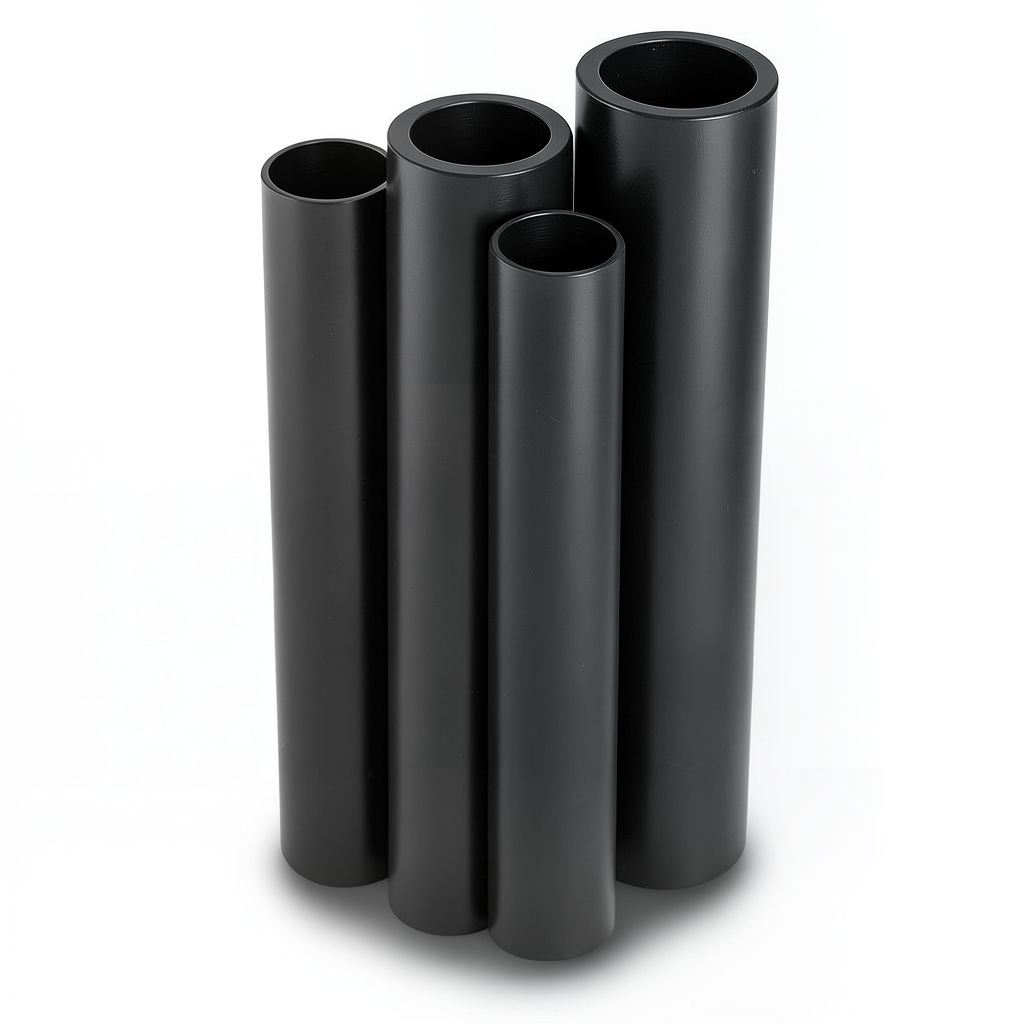 Al-Rajhi HDPE Pipes PE 80 Pressure 6 Bar Outside Diameter 400 mm Thickness 18.2 mm Black