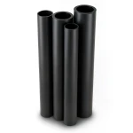 مواسير HDPE PE 80 ضغط 6 بار قطر خارجي 450 مم سمك 20.5 مم لون أسود