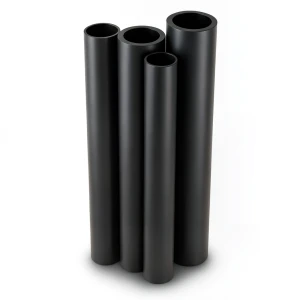مواسير HDPE PE 80 ضغط 6 بار قطر خارجي 450 مم سمك 20.5 مم لون أسود