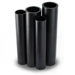مواسير HDPE PE 80 ضغط 6 بار قطر خارجي 560 مم سمك 25.5 مم لون أسود