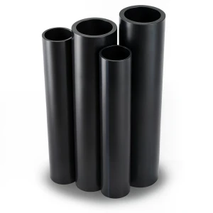 HDPE Pipes PE 80 Pressure 6 Bar Outside Diameter 560 mm Thickness 25.5 mm Black