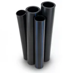 Al-Rajhi HDPE Pipes PE 80 Pressure 6 Bar Outside Diameter 200 mm Thickness 9.1 mm Black