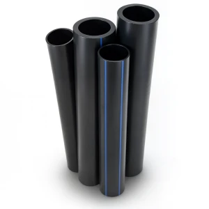 Al-Rajhi HDPE Pipes PE 80 Pressure 6 Bar Outside Diameter 200 mm Thickness 9.1 mm Black