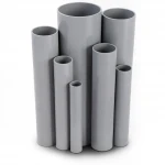مواسير UPVC التقنية العصرية  ضغط 2.5 بار  قطر خارجي 450 مم سمك 3.6 مم لون رمادي
