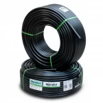 أنابيب HDPE  نيبروبلاست PE 100 ضغط 20 بار قطر خارجي 63 مم سمك 7.1 مم لون اسود