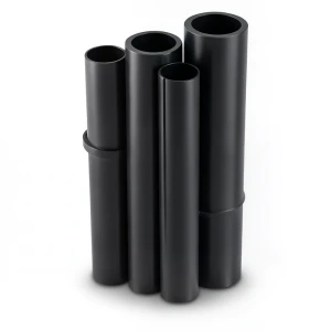 HDPE Pipes PE 80 Pressure 6 Bar 800 mm Diameter 36.4 mm Thickness Black
