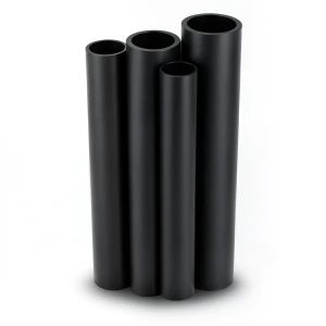 HDPE Pipes PE 80 Pressure 6 Bar Outside Diameter 250 mm Thickness 11.4 mm Black