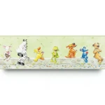 Youth and Children Wallpaper 10m×0.53m Green, Model 296006