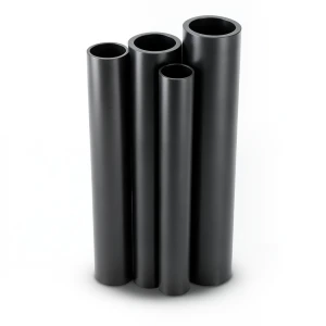HDPE Pipes PE 80 Pressure 6 Bar Diameter 1200 mm Thickness 54.6 mm Black