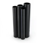 HDPE Pipes PE 80 Pressure 6 Bar Outside Diameter 280 mm Thickness 12.8 mm Black