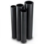 HDPE Pipes PE 80 Pressure 6 Bar Outside Diameter 355 mm Thickness 16.2 mm Black