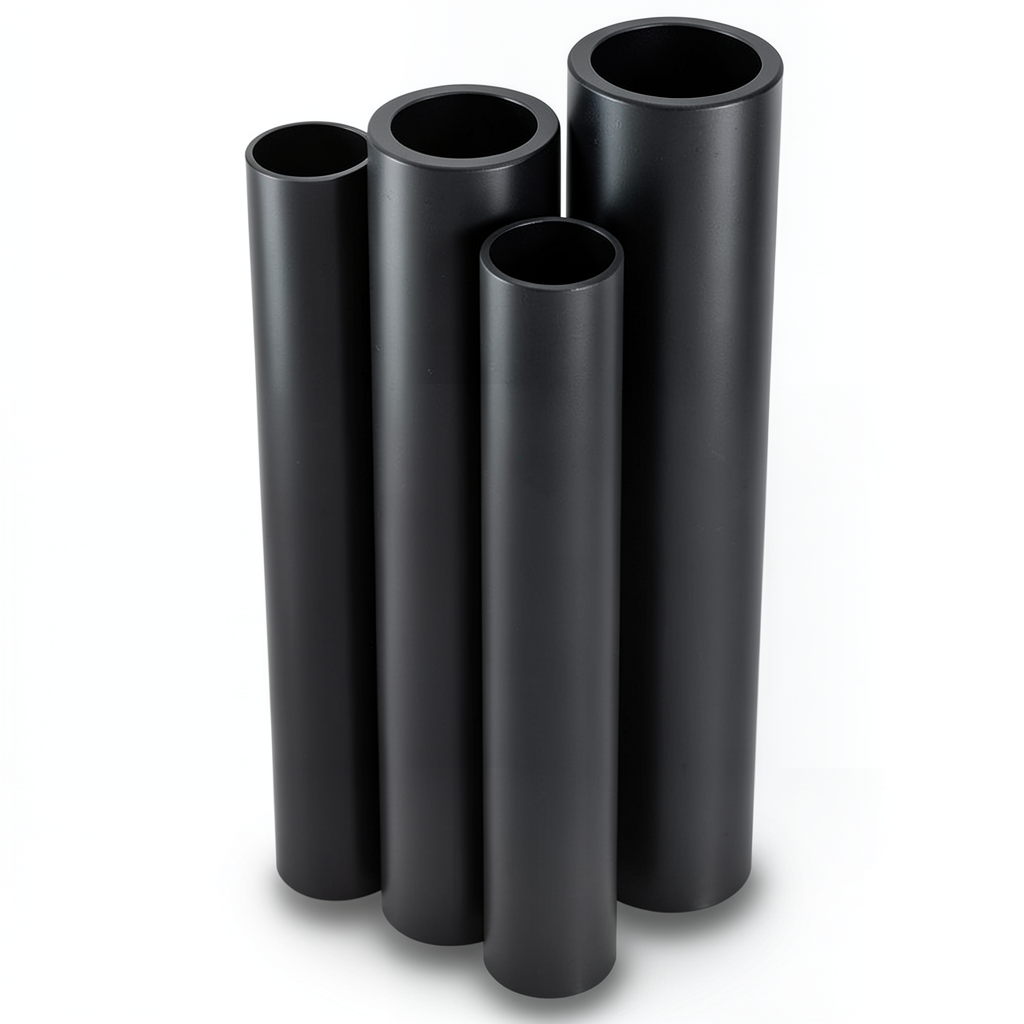 HDPE Pipes PE 80 Pressure 6 Bar Outside Diameter 355 mm Thickness 16.2 mm Black