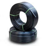 أنابيب HDPE  نيبروبلاست PE 100 ضغط 20 بار قطر خارجي 63 مم سمك 7.1 مم لون اسود