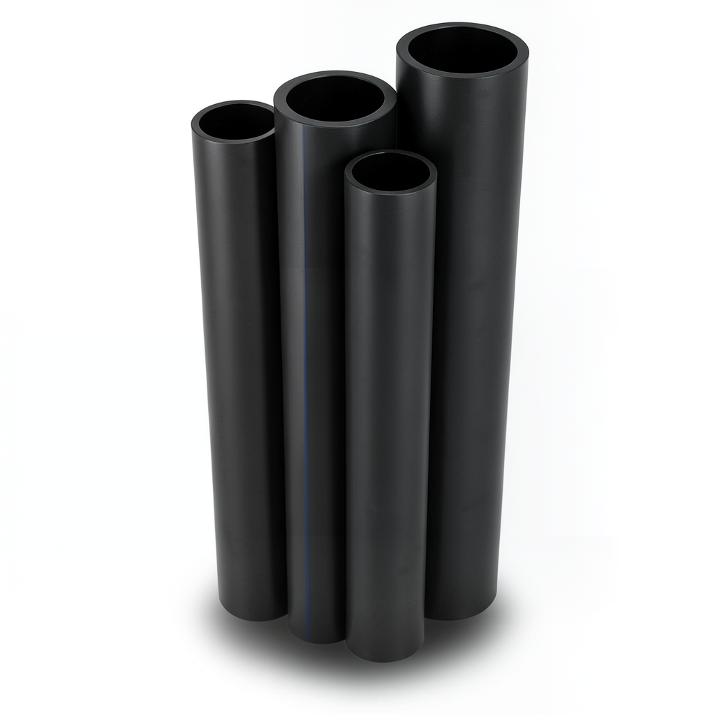 مواسير HDPE الراجحي PE 80 ضغط 6 بار قطر خارجي 400 مم سمك 18.2 مم لون أسود