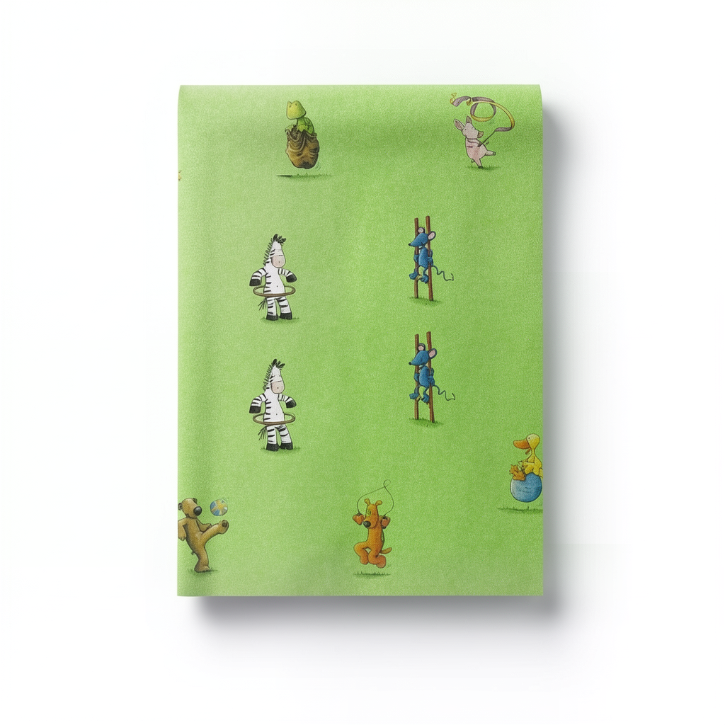 Youth and Children Wallpaper 10m×0.53m Green, Model 295801