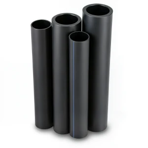 مواسير HDPE PE 80 ضغط 6 بار قطر خارجي 450 مم سمك 20.5 مم لون أسود