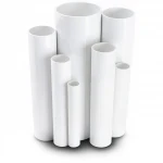 UPVC Pipes  Modern Technology Schedule 40  Size 8 inch Thickness 8.2 mm White Colour