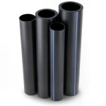 HDPE Pipes PE 80 Pressure 6 Bar Diameter 500 mm Thickness 22.8 mm Black