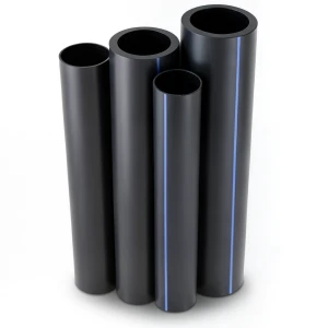 مواسير HDPE PE 80 ضغط 6 بار قطر 500 مم سمك 22.8 مم أسود