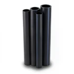 مواسير HDPE PE 80 ضغط 6 بار قطر خارجي 630 مم سمك 28.7 مم لون أسود