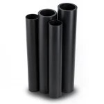 مواسير HDPE PE 80 ضغط 6 بار قطر خارجي 710 مم سمك 32.3 مم لون أسود