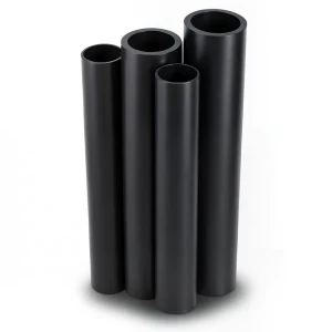 مواسير HDPE PE 80 ضغط 6 بار قطر خارجي 710 مم سمك 32.3 مم لون أسود