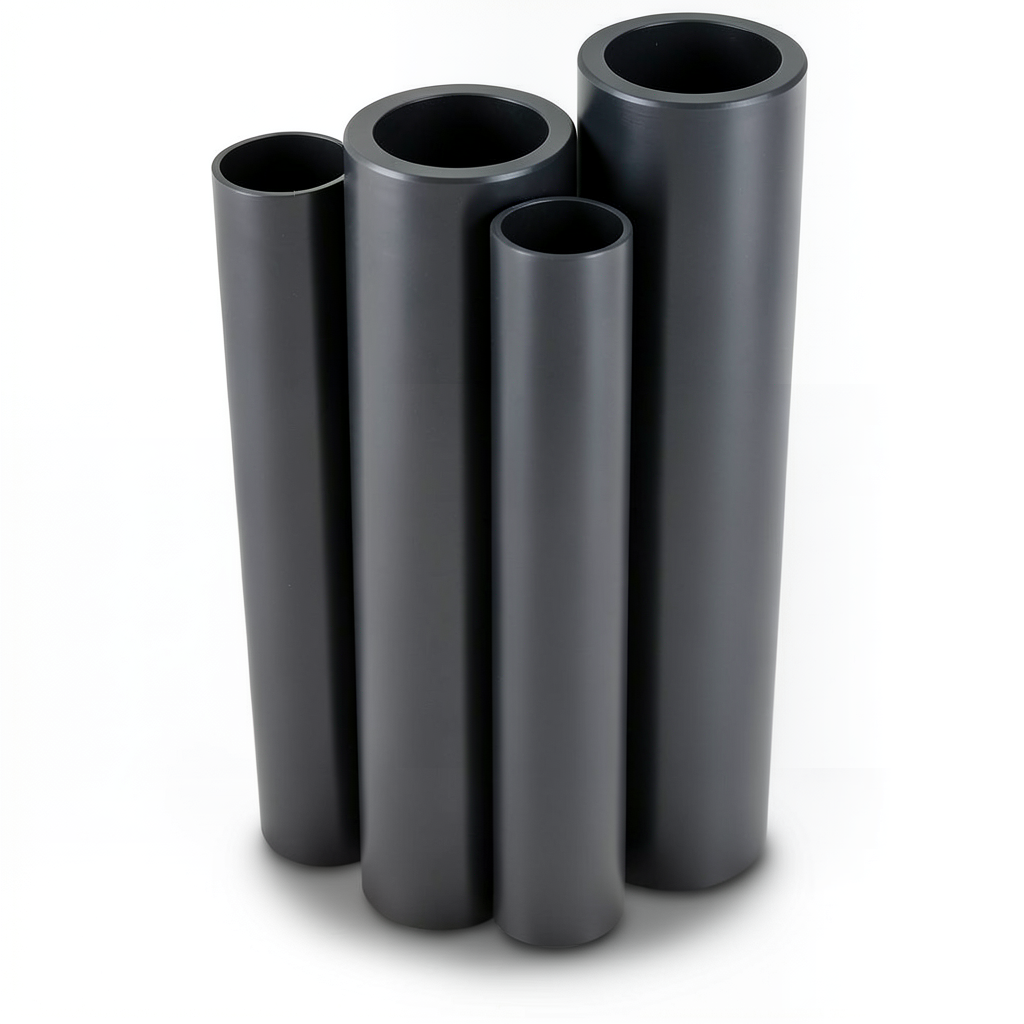 مواسير HDPE PE 80 ضغط 6 بار قطر 800 مم سمك 36.4 مم لون أسود