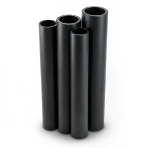 مواسير HDPE PE 80 ضغط 6 بار قطر خارجي 900 مم سمك 41 مم لون أسود