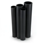 HDPE Pipes PE 80 Pressure 6 Bar Outside Diameter 1000 mm Thickness 45.5 mm Black