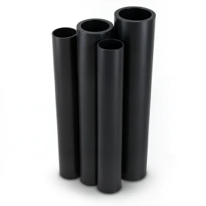 مواسير HDPE PE 80 ضغط 6 بار قطر خارجي 1000 مم سمك 45.5 مم لون أسود