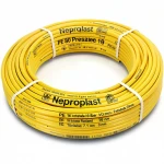 أنابيب HDPE  نيبروبلاست PE 80 ضغط 16 بار قطر خارجي 63 مم سمك 7.1 مم لون أصفر 